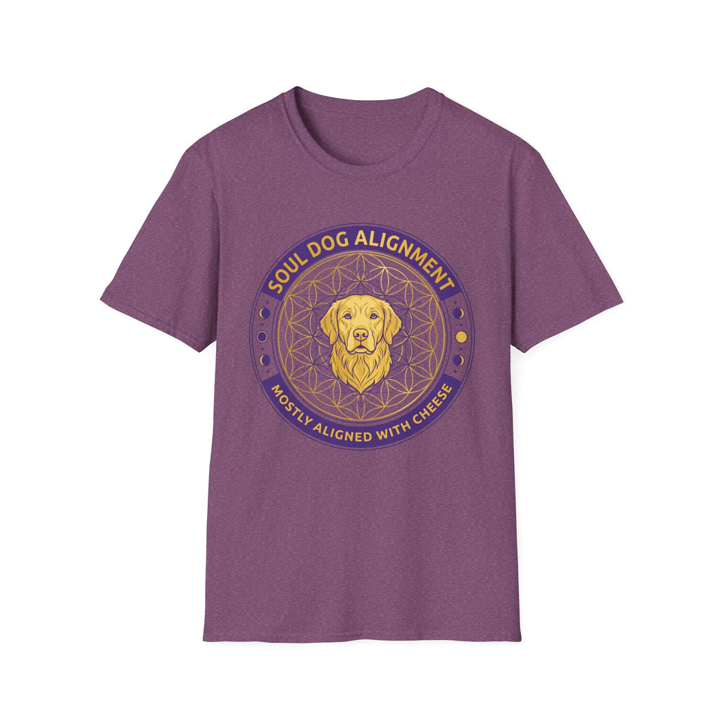 Soul Dog Alignment Mostly Aligned With Cheese T-Shirt