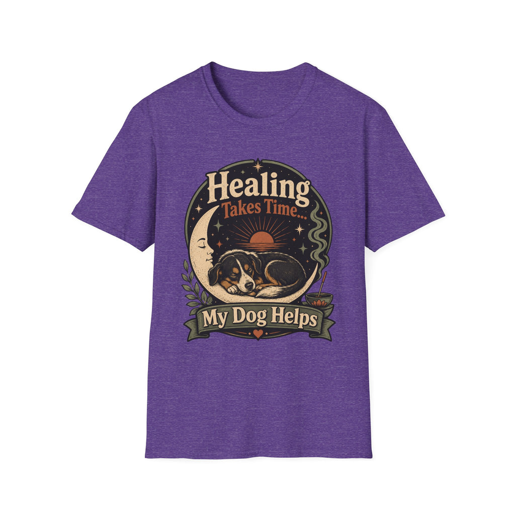 Healing Takes Time My Dog Helps T-Shirt