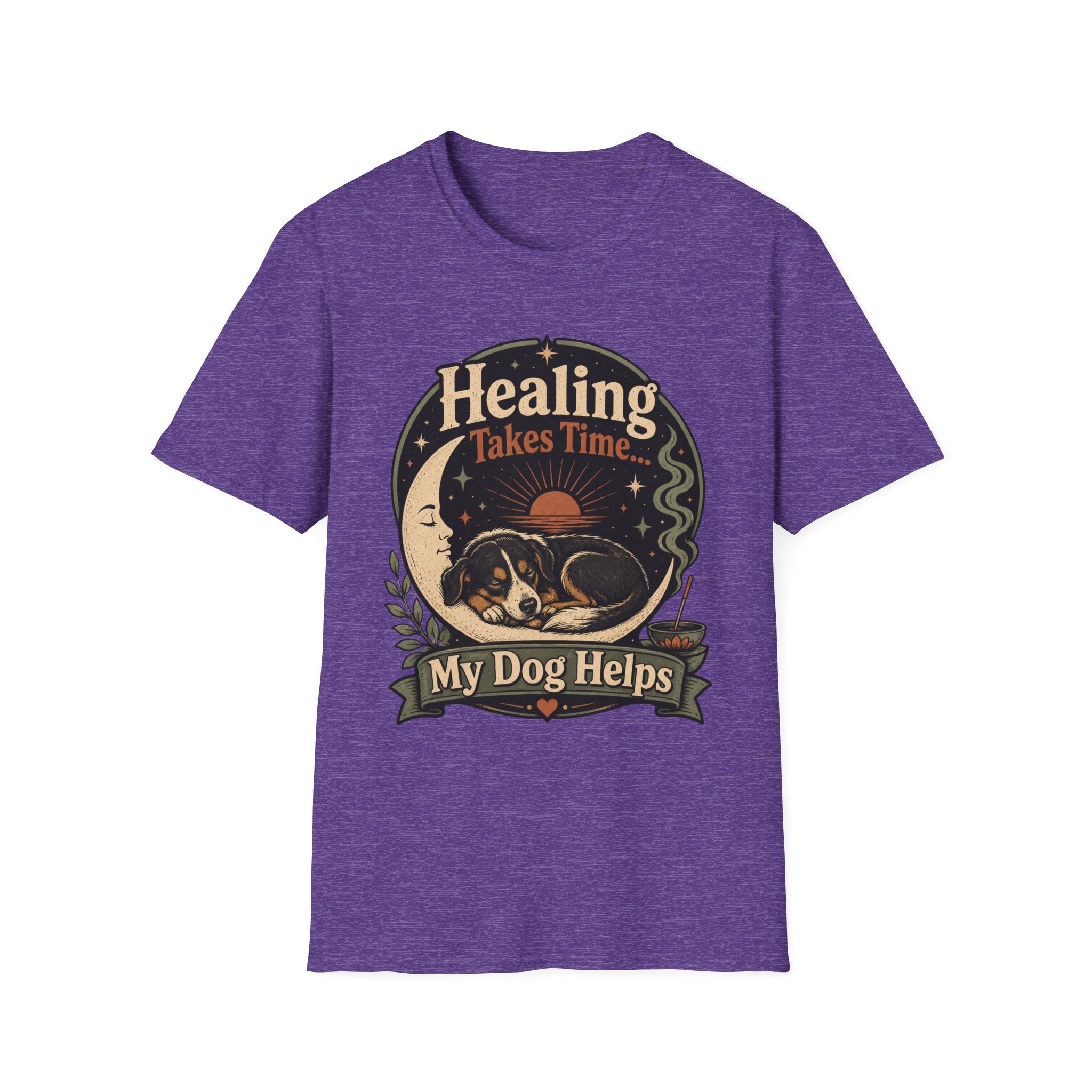 Healing Takes Time My Dog Helps T-Shirt