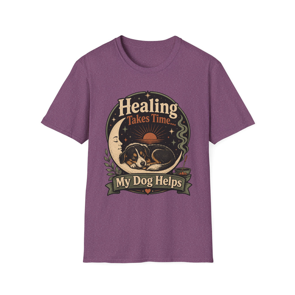 Healing Takes Time My Dog Helps T-Shirt