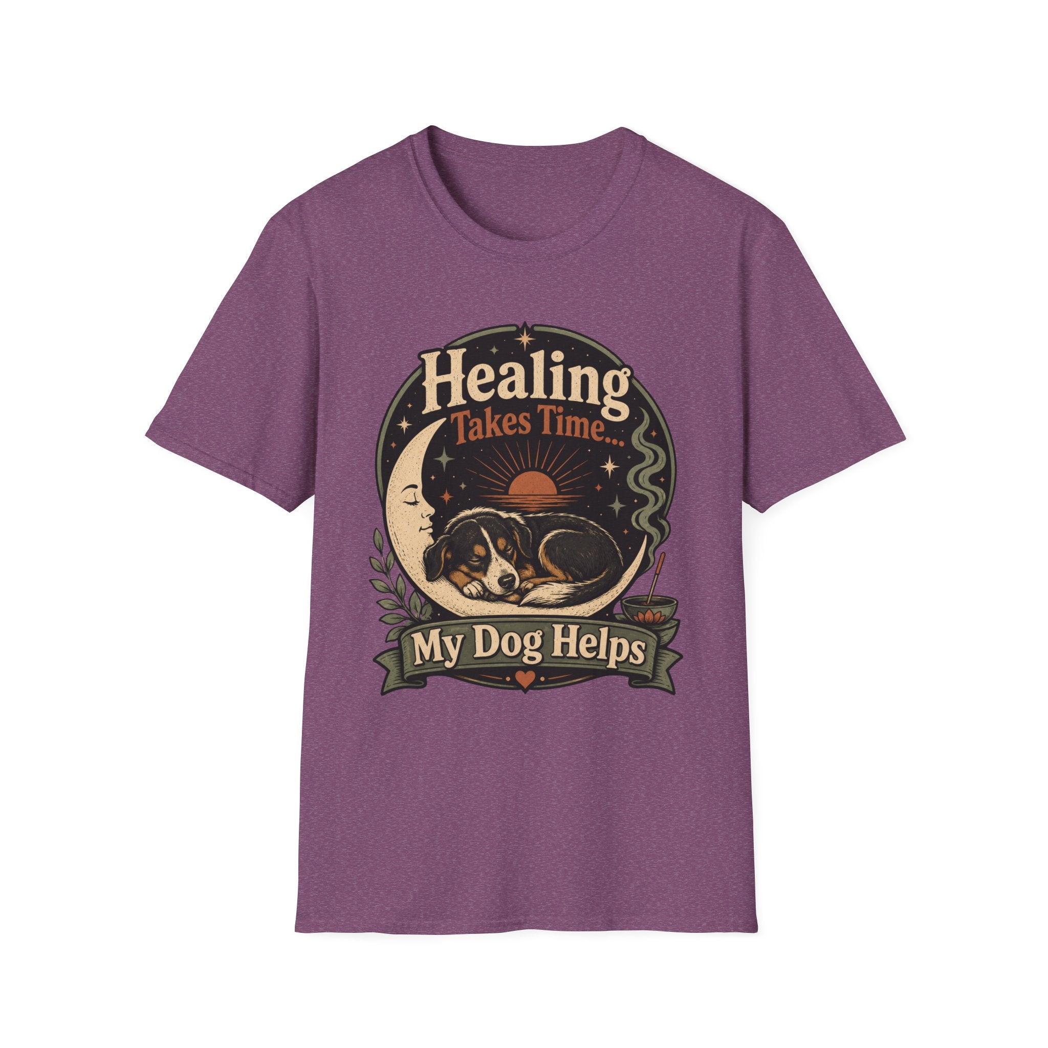 Healing Takes Time My Dog Helps T-Shirt