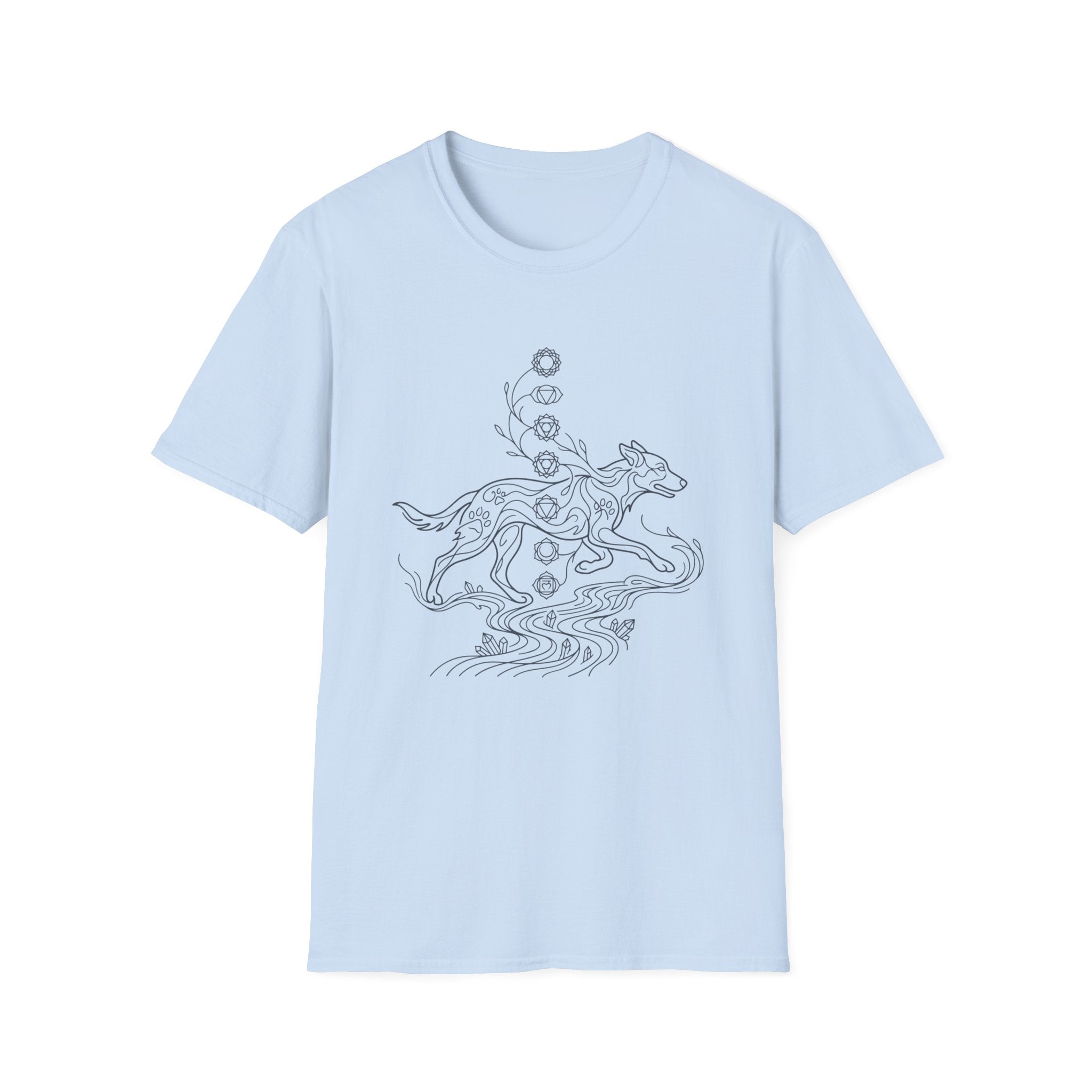 Chakra Wolf Japanese T-Shirt