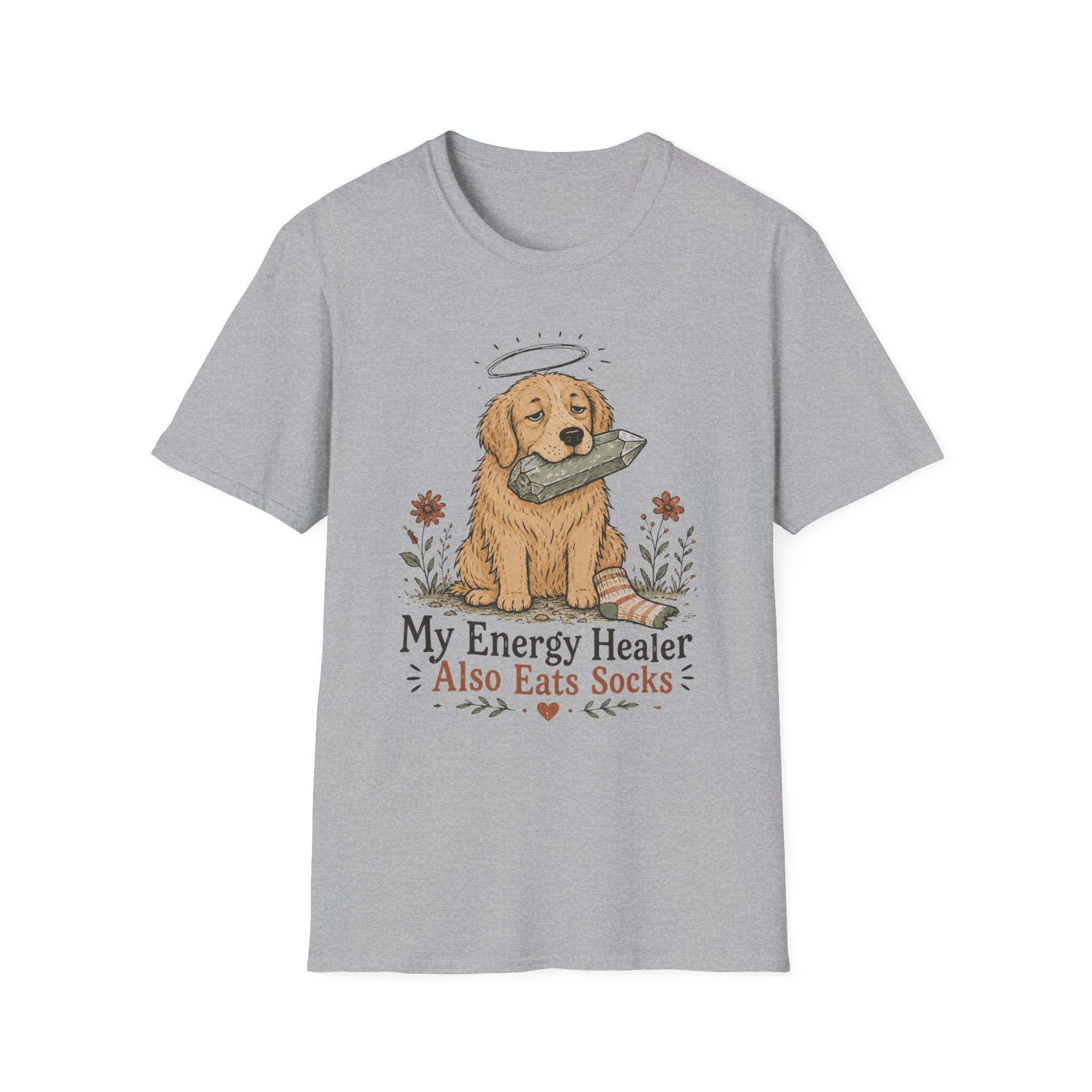 My Energy Healer Also Eats Socks T-Shirt