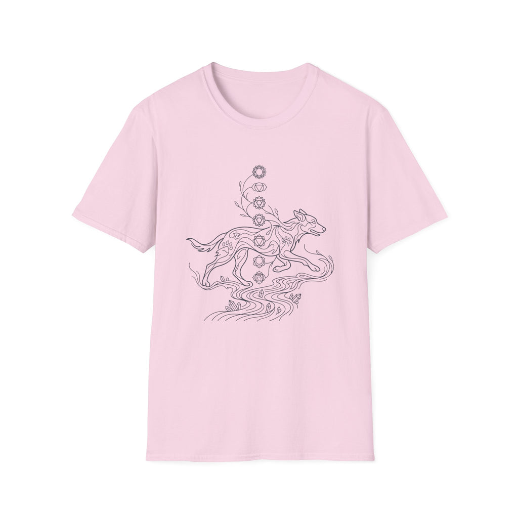 Chakra Wolf Japanese T-Shirt