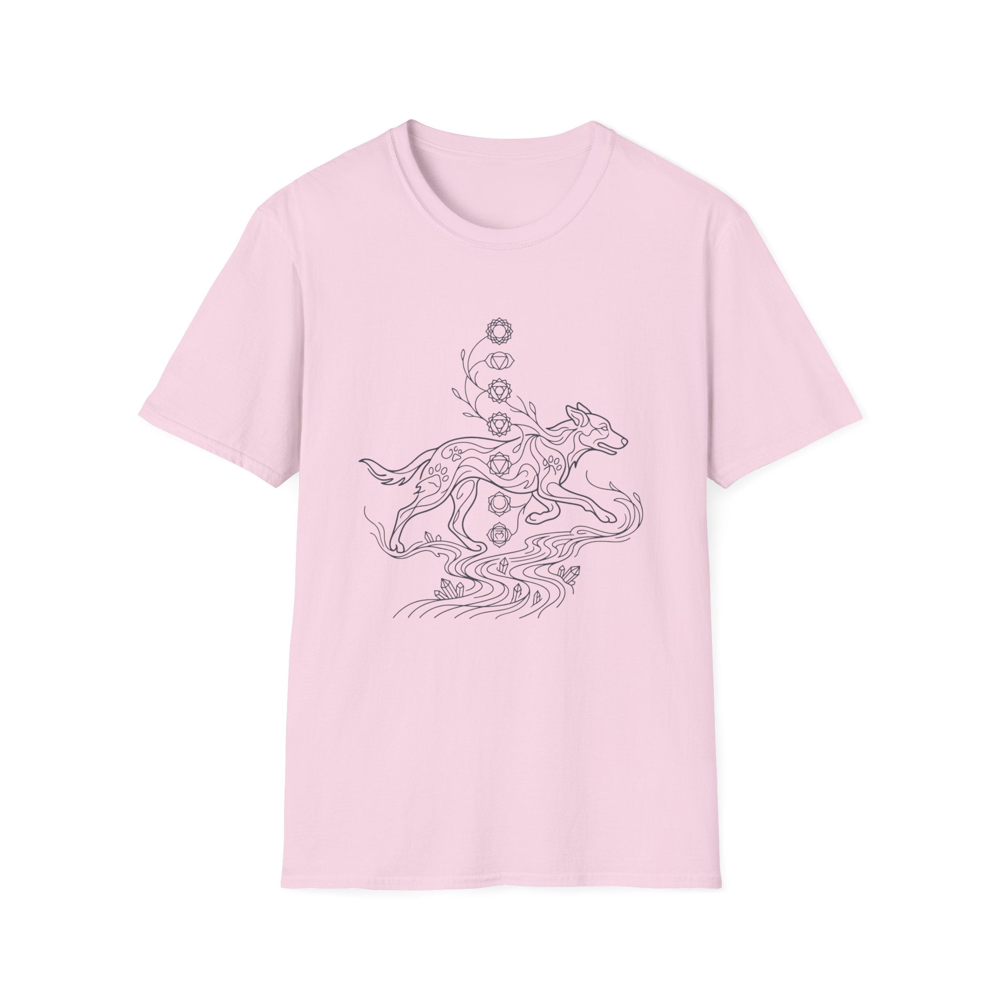 Chakra Wolf Japanese T-Shirt