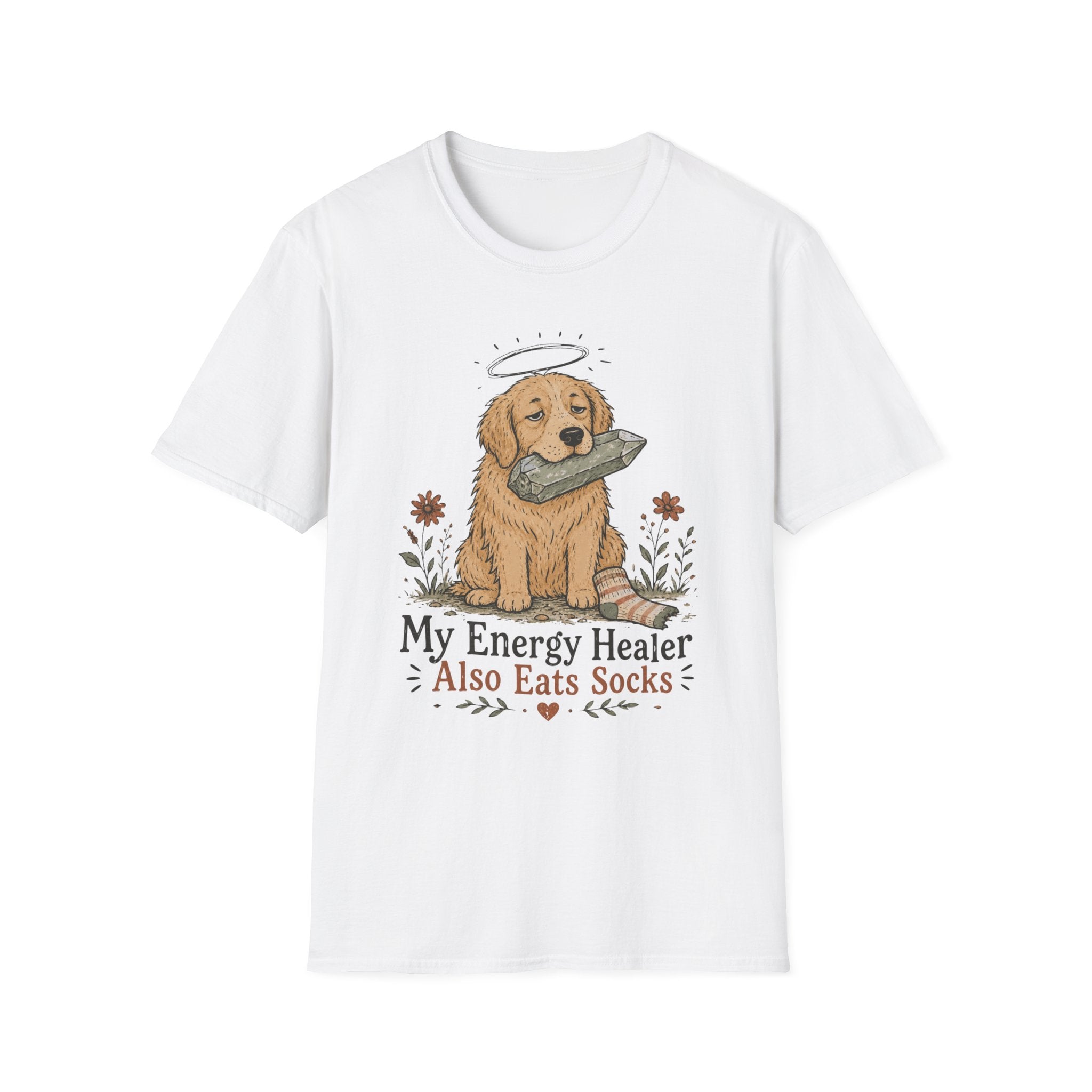 My Energy Healer Also Eats Socks T-Shirt