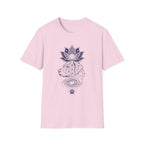 Lotus Dog Galaxy Paw Lne Art T-Shirt