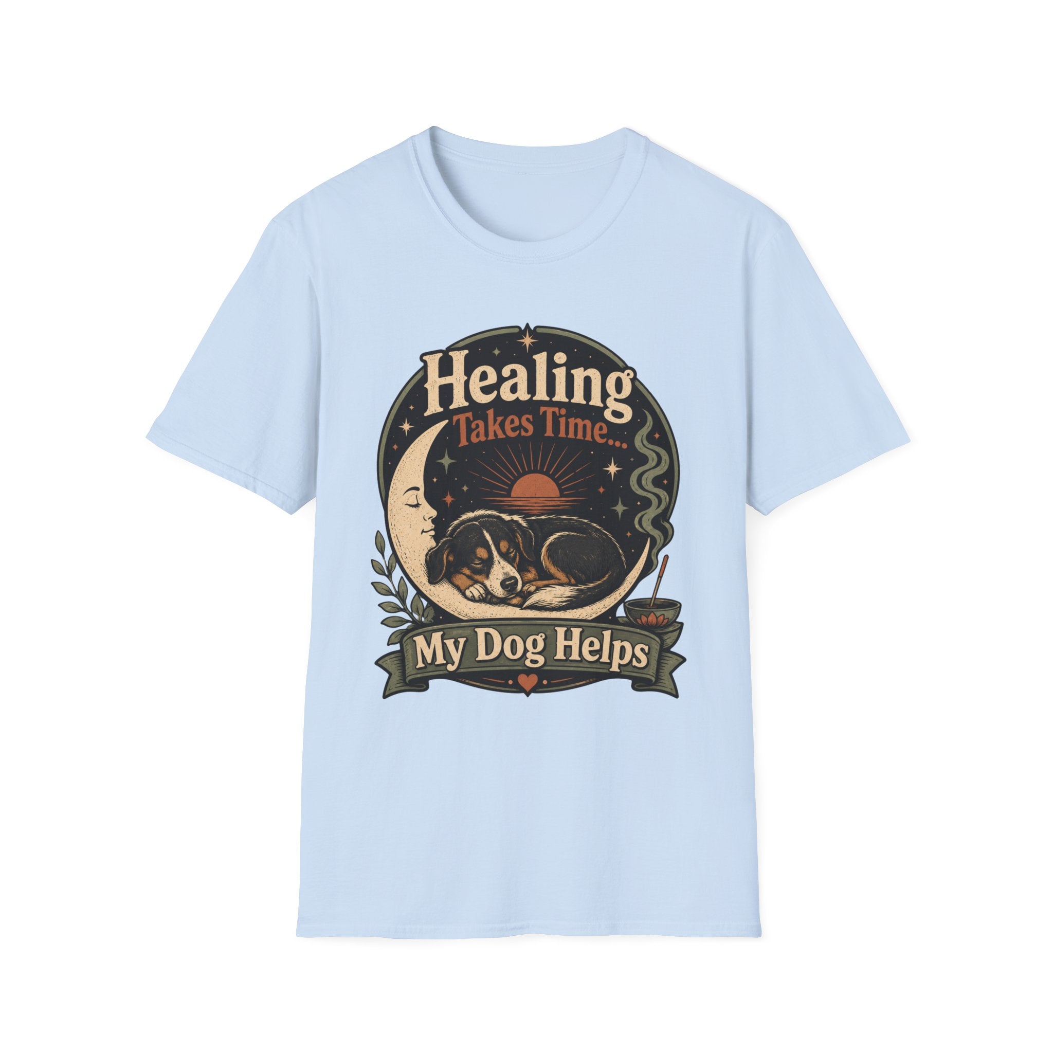 Healing Takes Time My Dog Helps T-Shirt