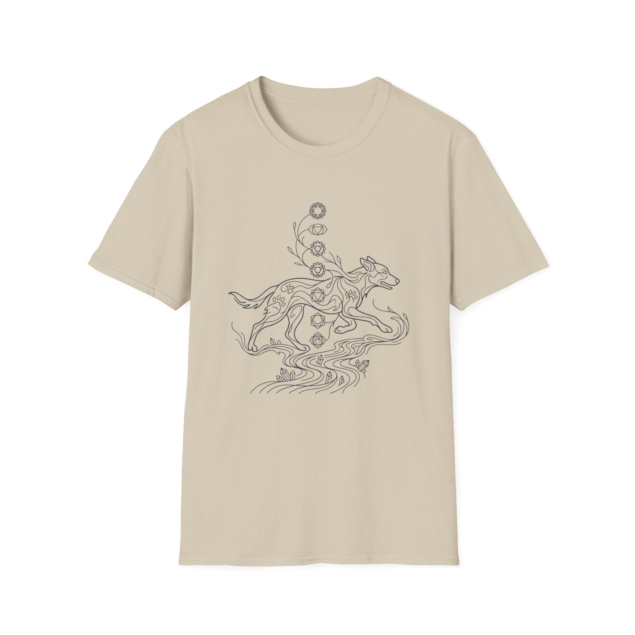 Chakra Wolf Japanese T-Shirt