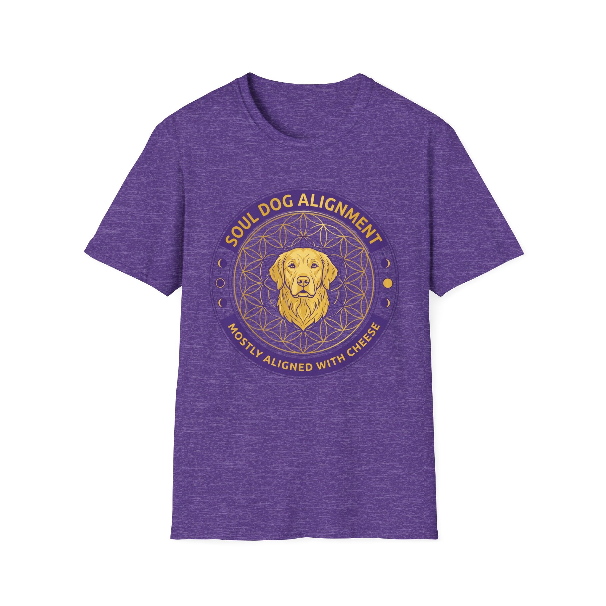 Soul Dog Alignment Mostly Aligned With Cheese T-Shirt