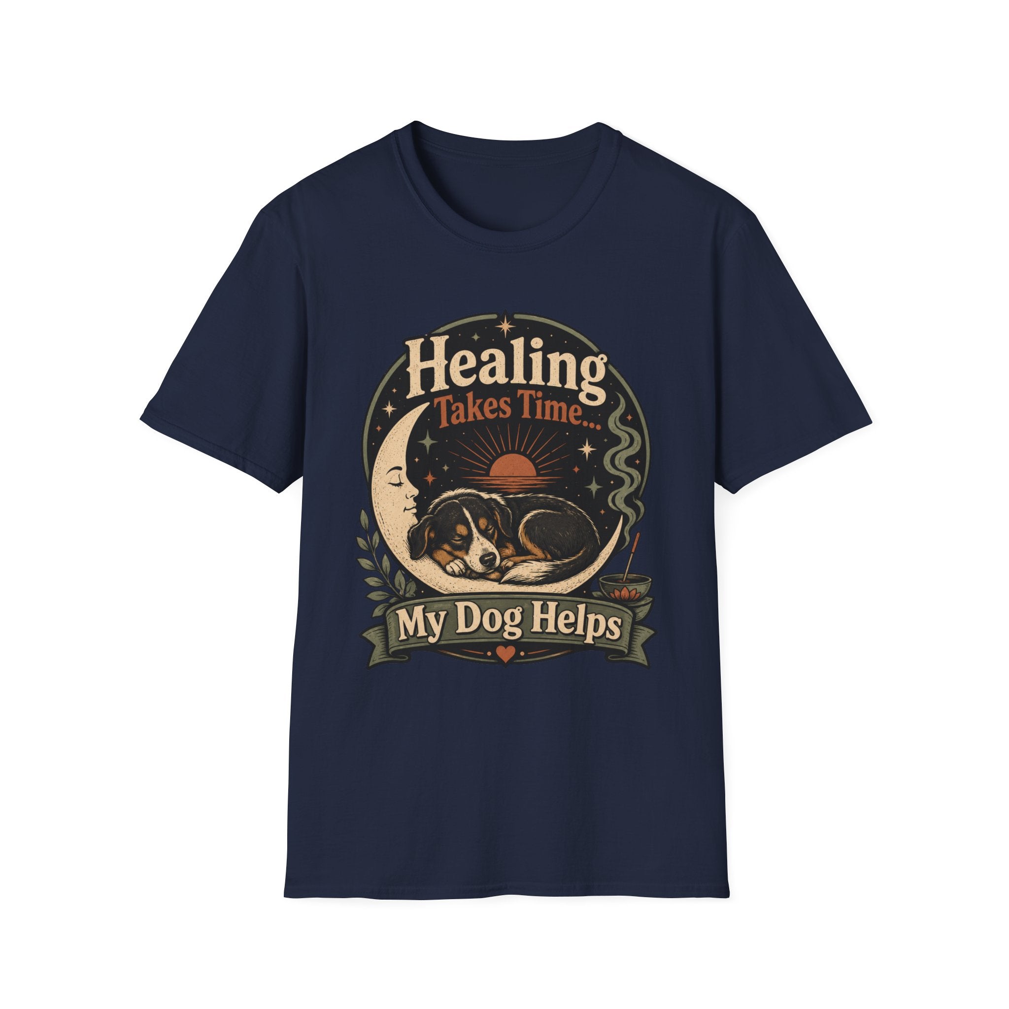 Healing Takes Time My Dog Helps T-Shirt