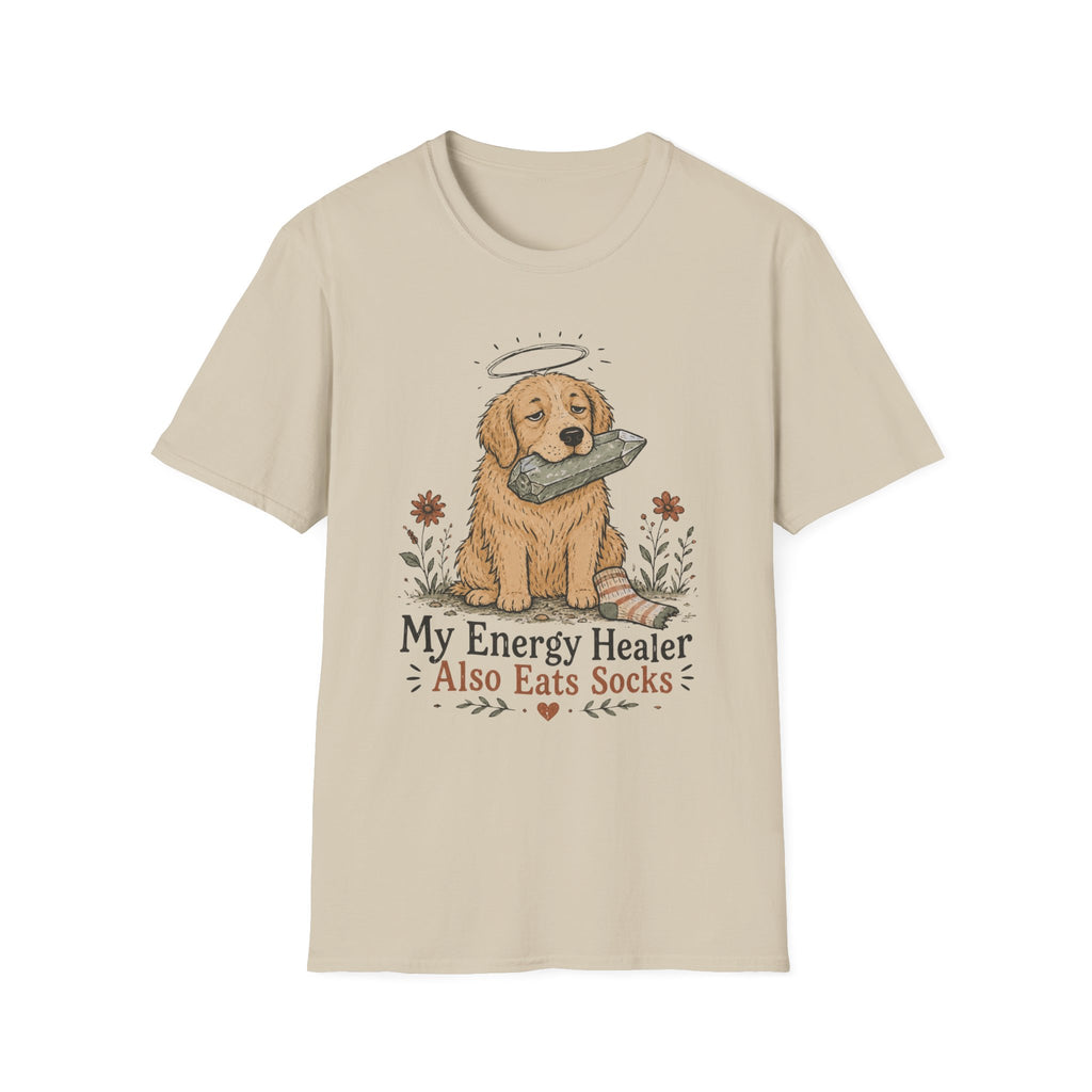 My Energy Healer Also Eats Socks T-Shirt