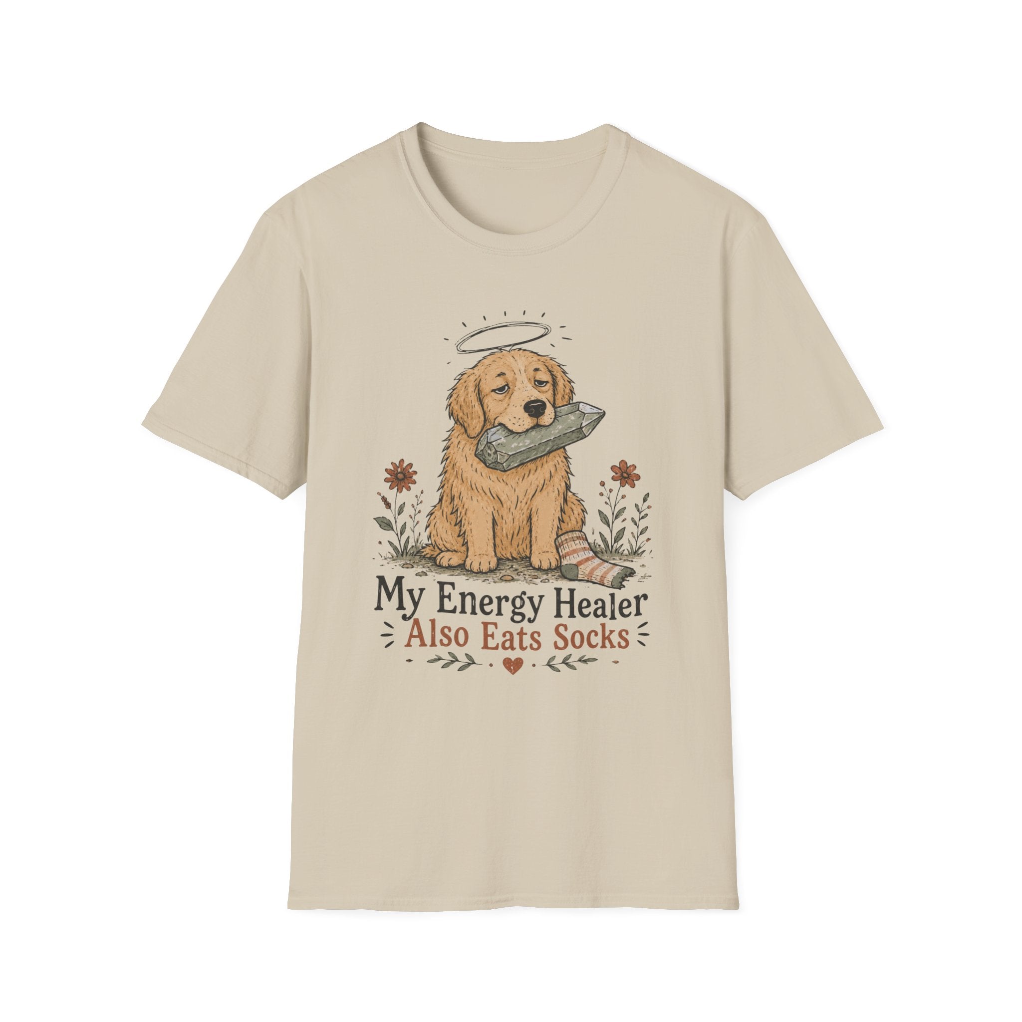 My Energy Healer Also Eats Socks T-Shirt