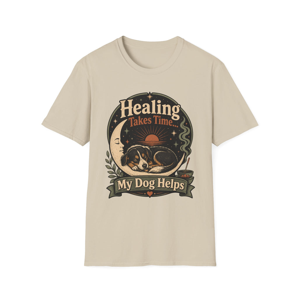 Healing Takes Time My Dog Helps T-Shirt