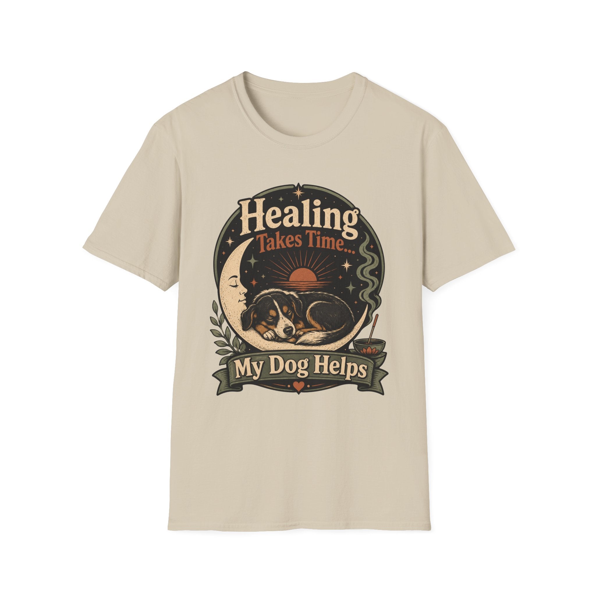 Healing Takes Time My Dog Helps T-Shirt