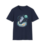 Galaxy Dog Chasing Ball T-Shirt