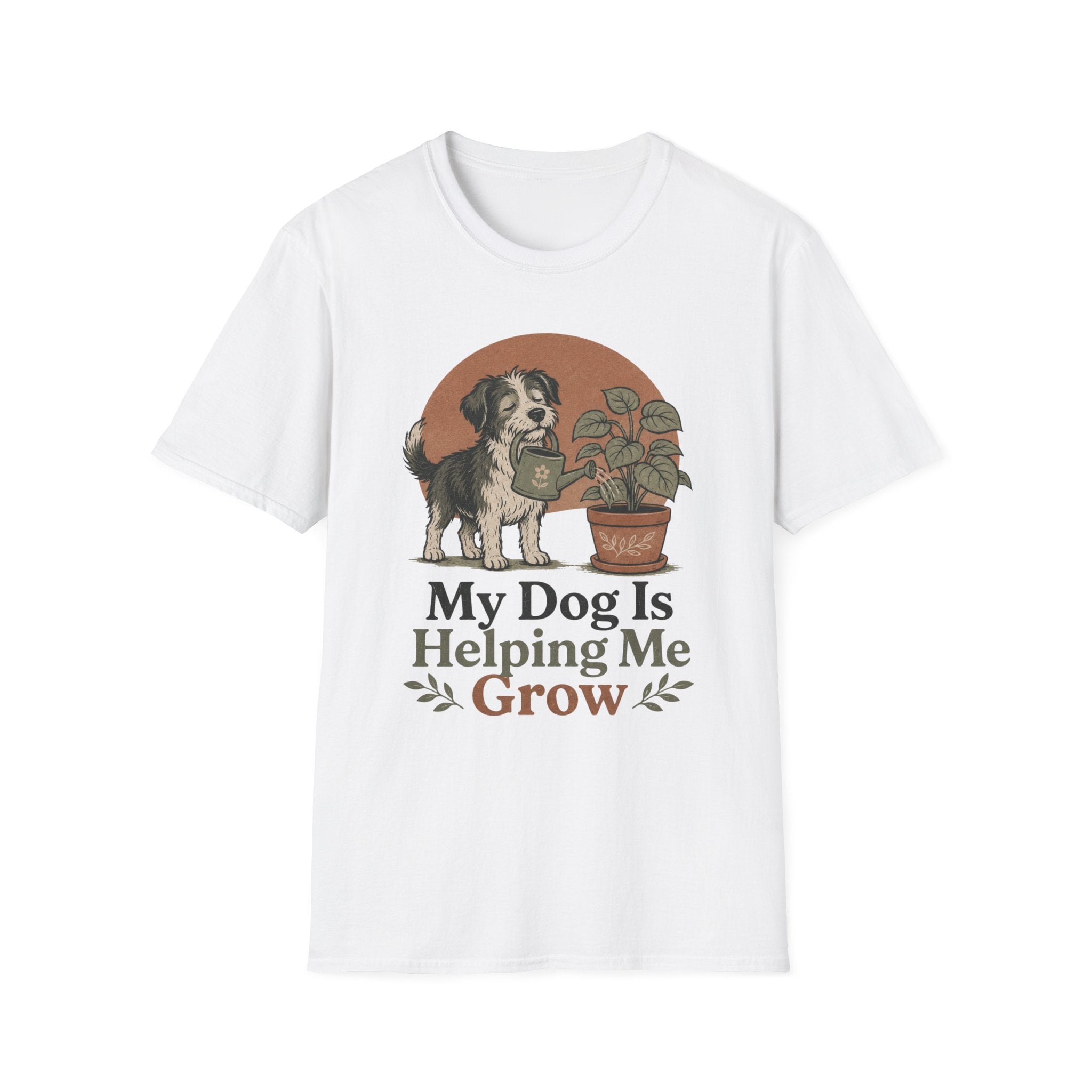 My Dog Is Helping Me Grow T-Shirt