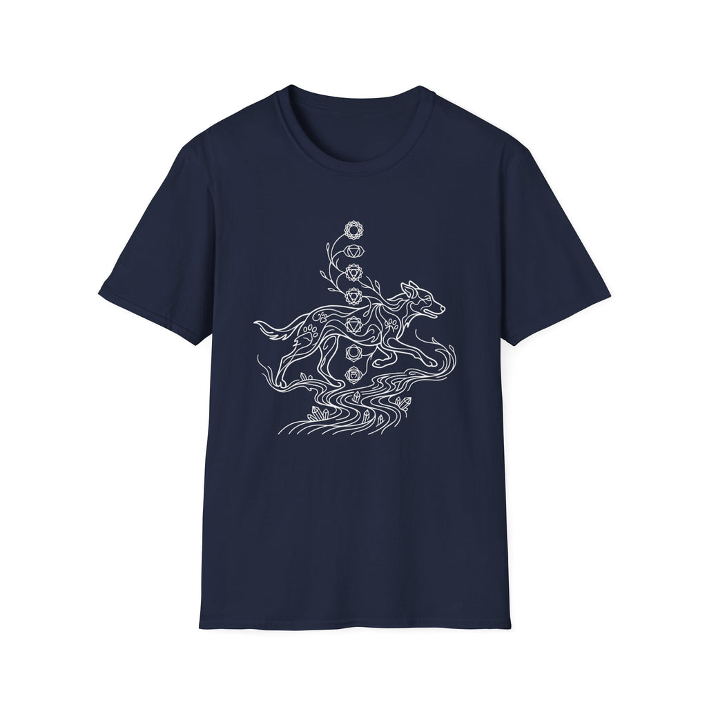 Chakra Wolf Japanese T-Shirt
