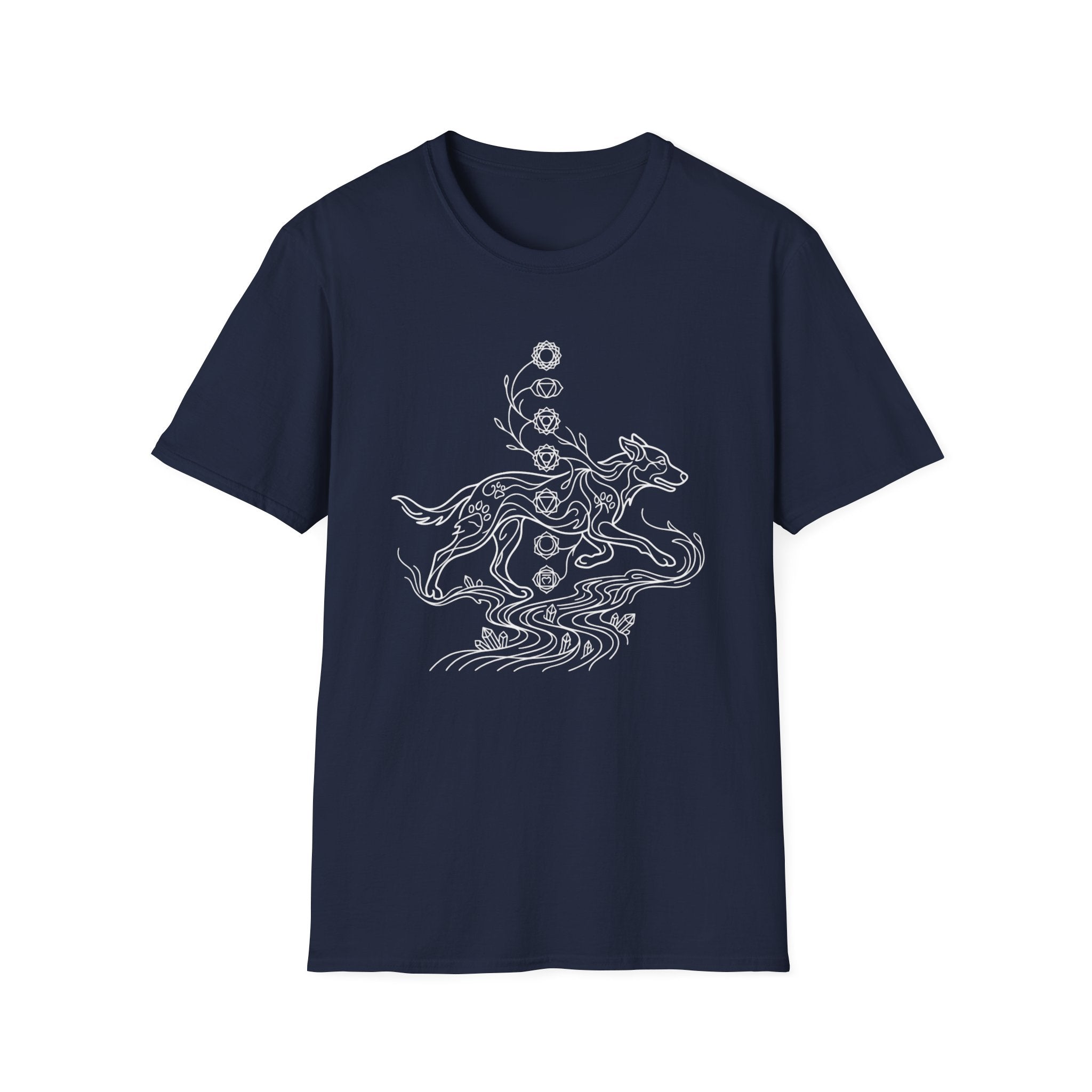 Chakra Wolf Japanese T-Shirt