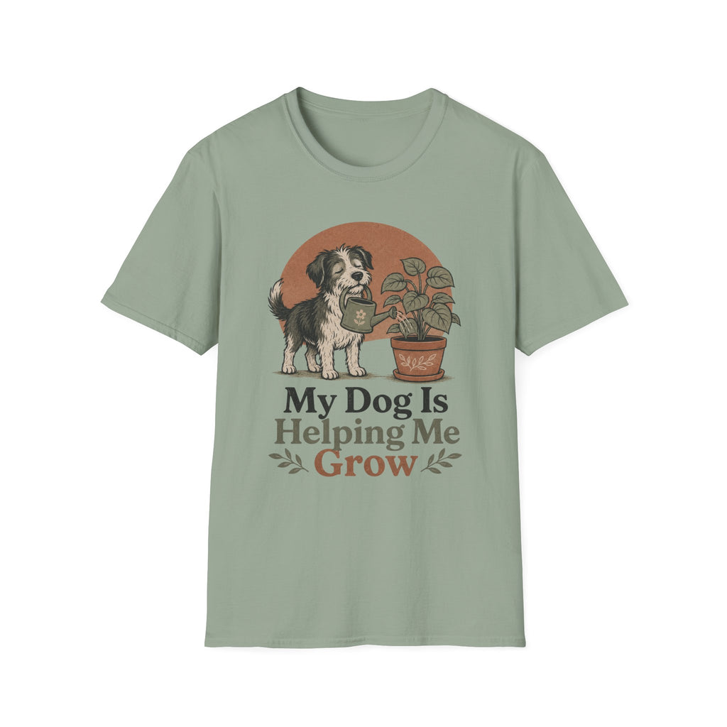 My Dog Is Helping Me Grow T-Shirt