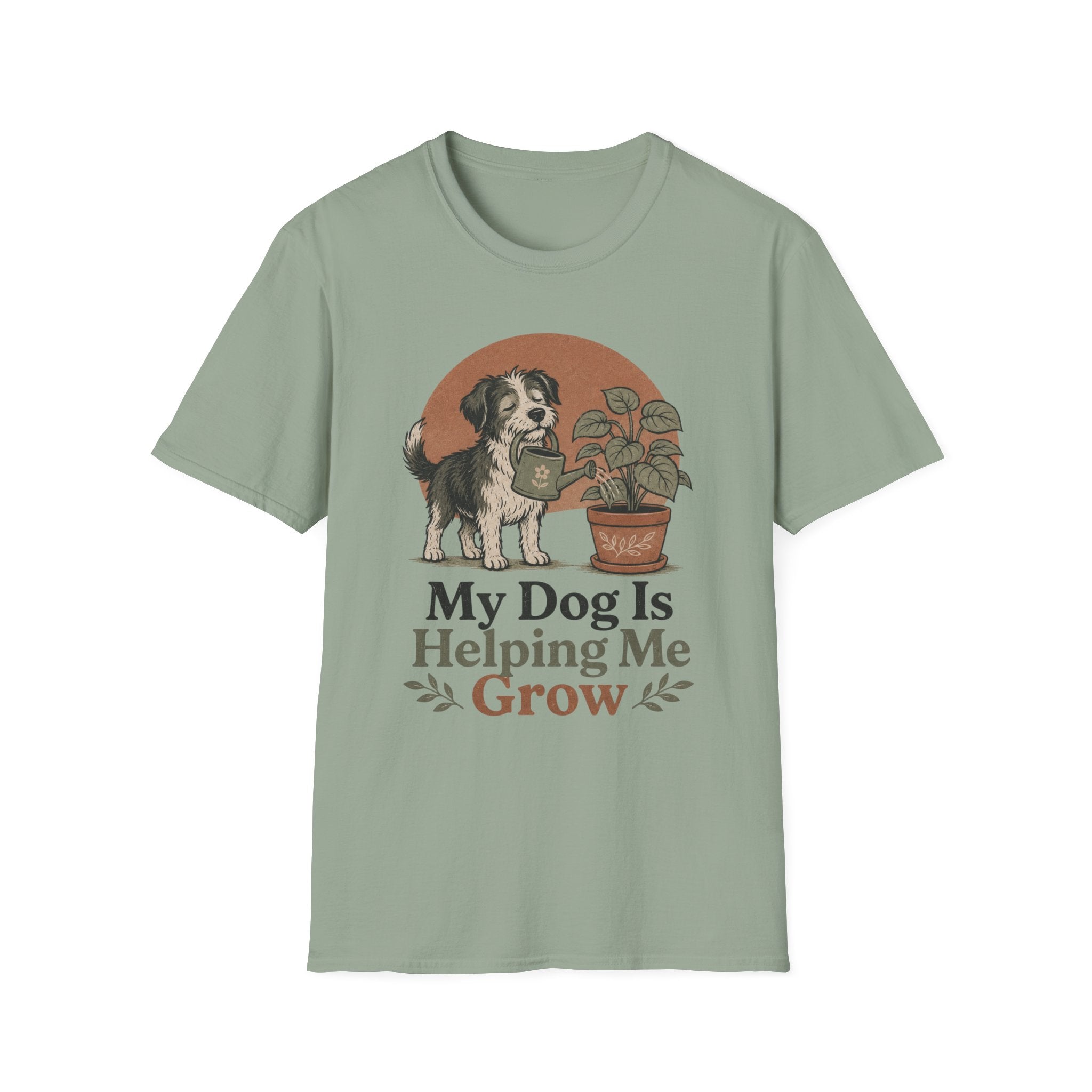 My Dog Is Helping Me Grow T-Shirt