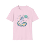 Galaxy Dog Chasing Ball T-Shirt
