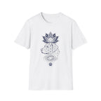 Lotus Dog Galaxy Paw Lne Art T-Shirt