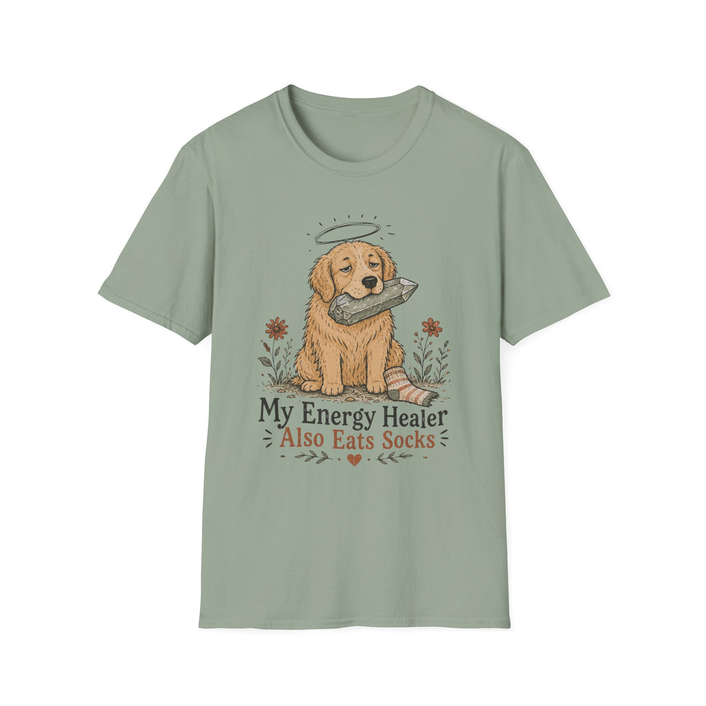 My Energy Healer Also Eats Socks T-Shirt