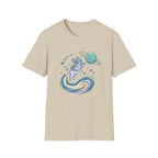 Galaxy Dog Chasing Ball T-Shirt