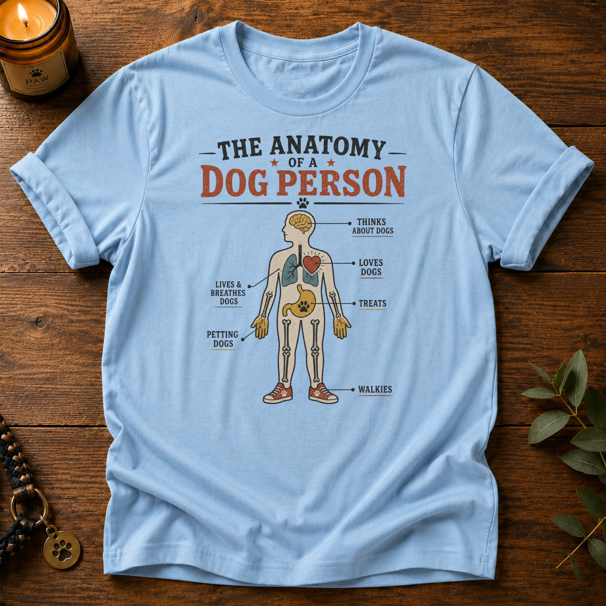 Anatomy Dog Person T-Shirt