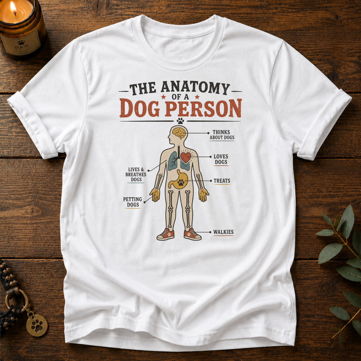 Anatomy Dog Person T-Shirt