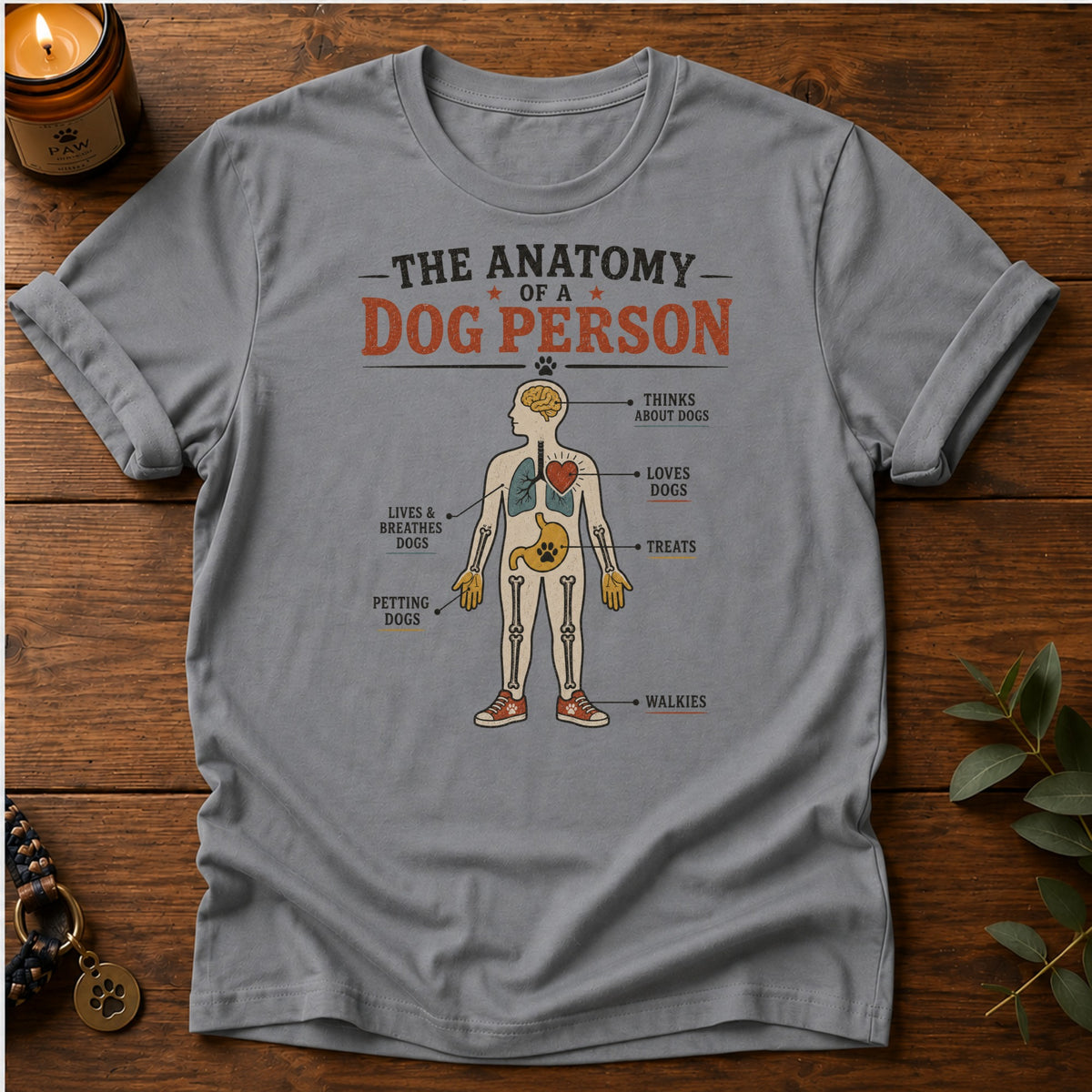 Anatomy Dog Person T-Shirt