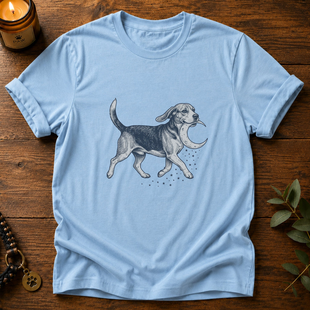 Fetch The Moon Beagle T-Shirt