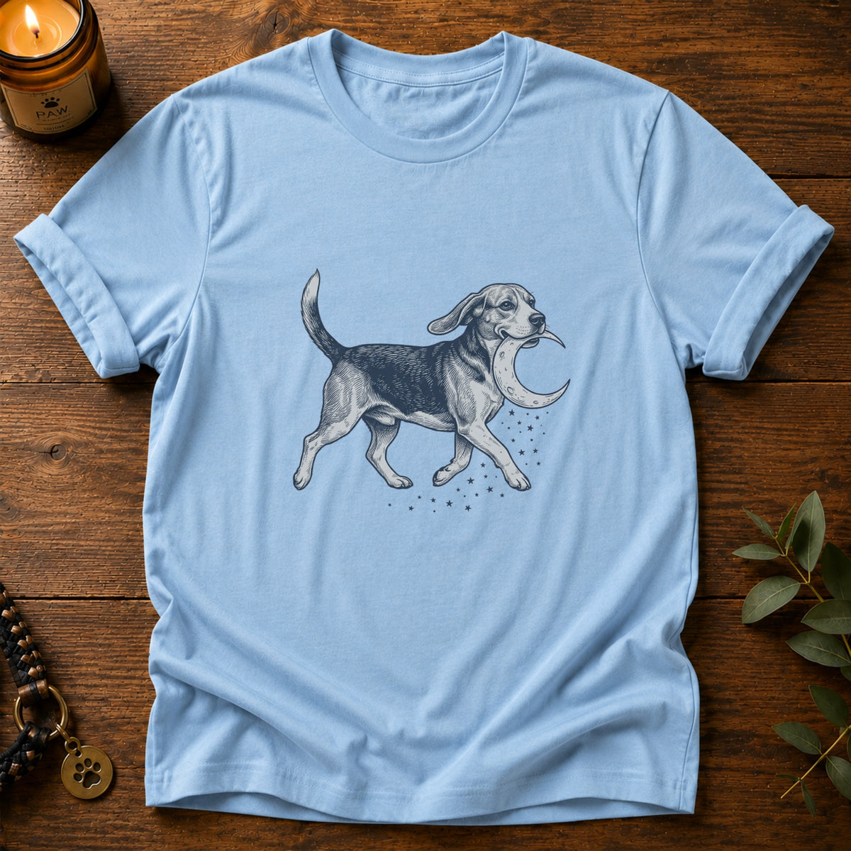 Fetch The Moon Beagle T-Shirt