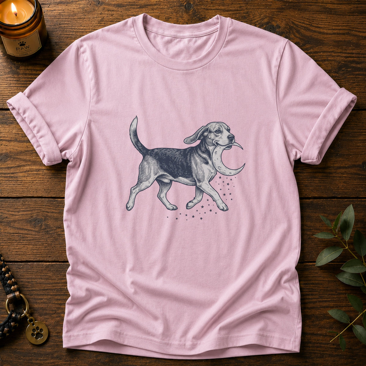 Fetch The Moon Beagle T-Shirt