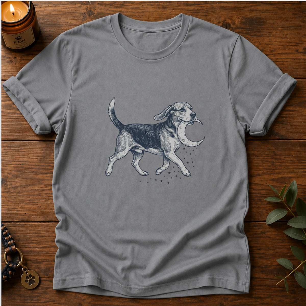 Fetch The Moon Beagle T-Shirt