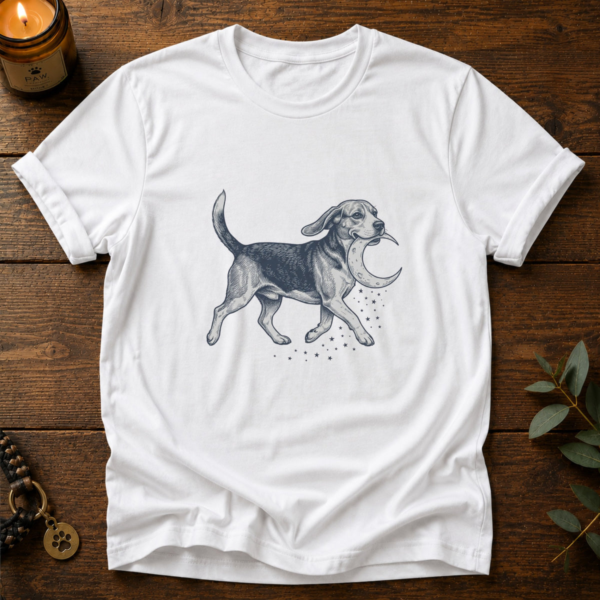 Fetch The Moon Beagle T-Shirt