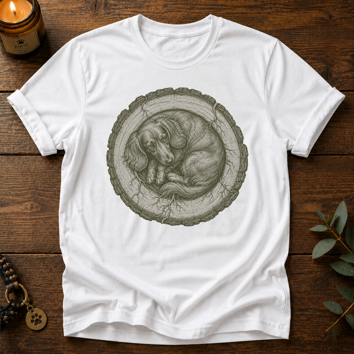 Tree Rings Dachshund T-Shirt