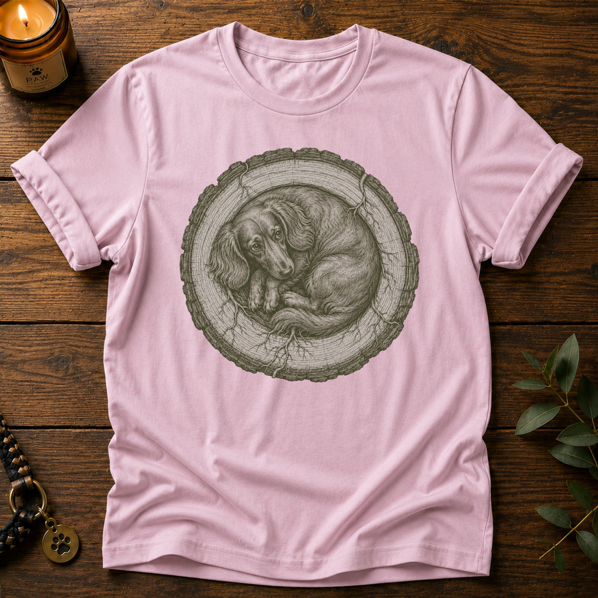 Tree Rings Dachshund T-Shirt