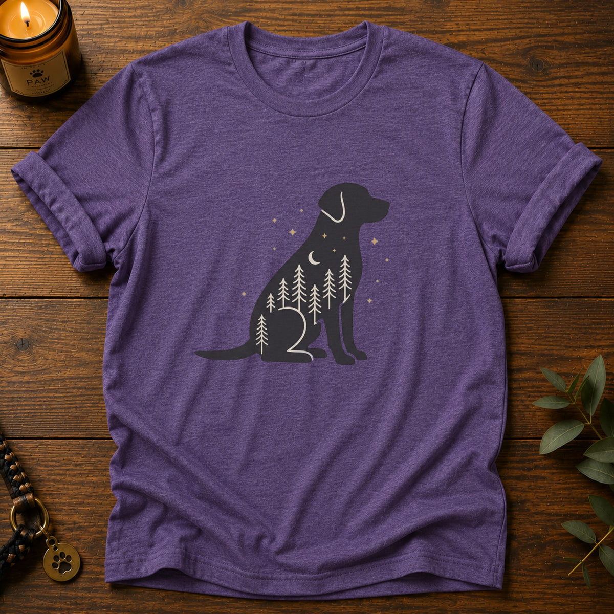 Mystic Forest Dog T-Shirt