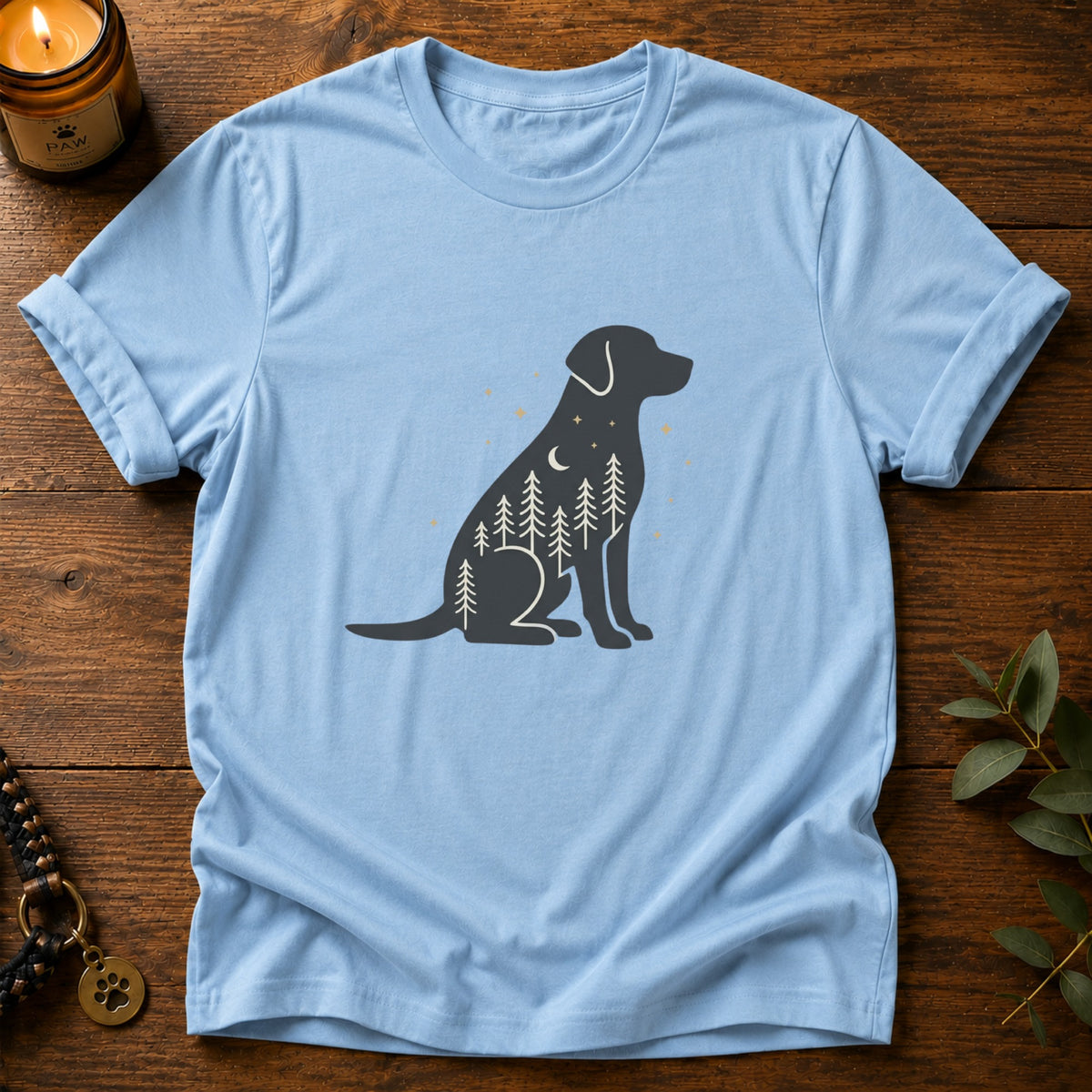 Mystic Forest Dog T-Shirt