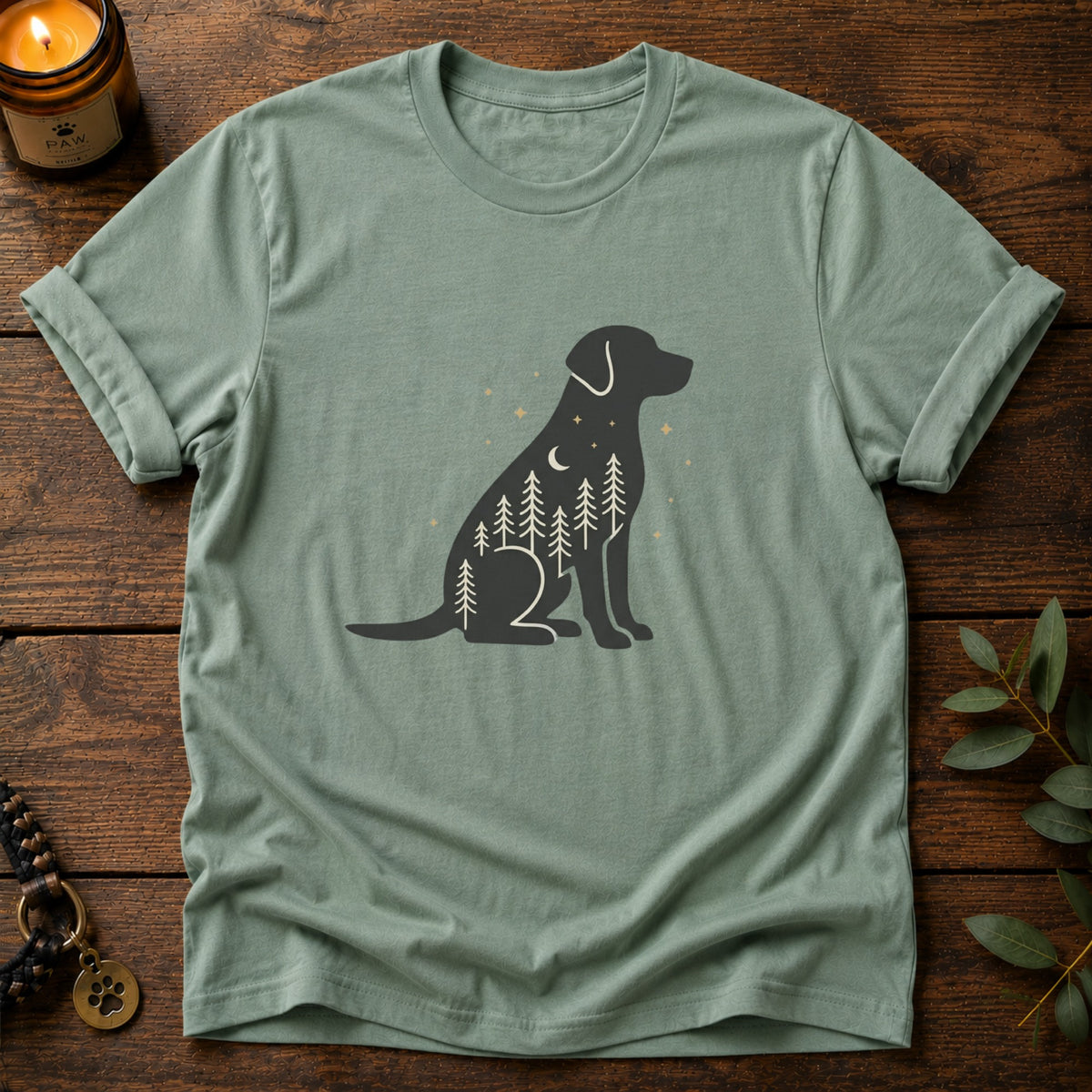 Mystic Forest Dog T-Shirt