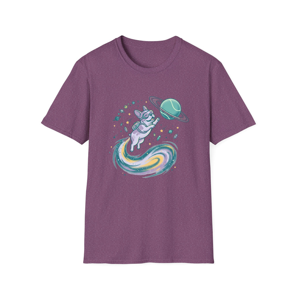 Galaxy Dog Chasing Ball T-Shirt