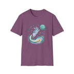 Galaxy Dog Chasing Ball T-Shirt