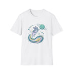 Galaxy Dog Chasing Ball T-Shirt
