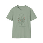 Flowers Dog Back T-Shirt