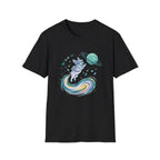 Galaxy Dog Chasing Ball T-Shirt