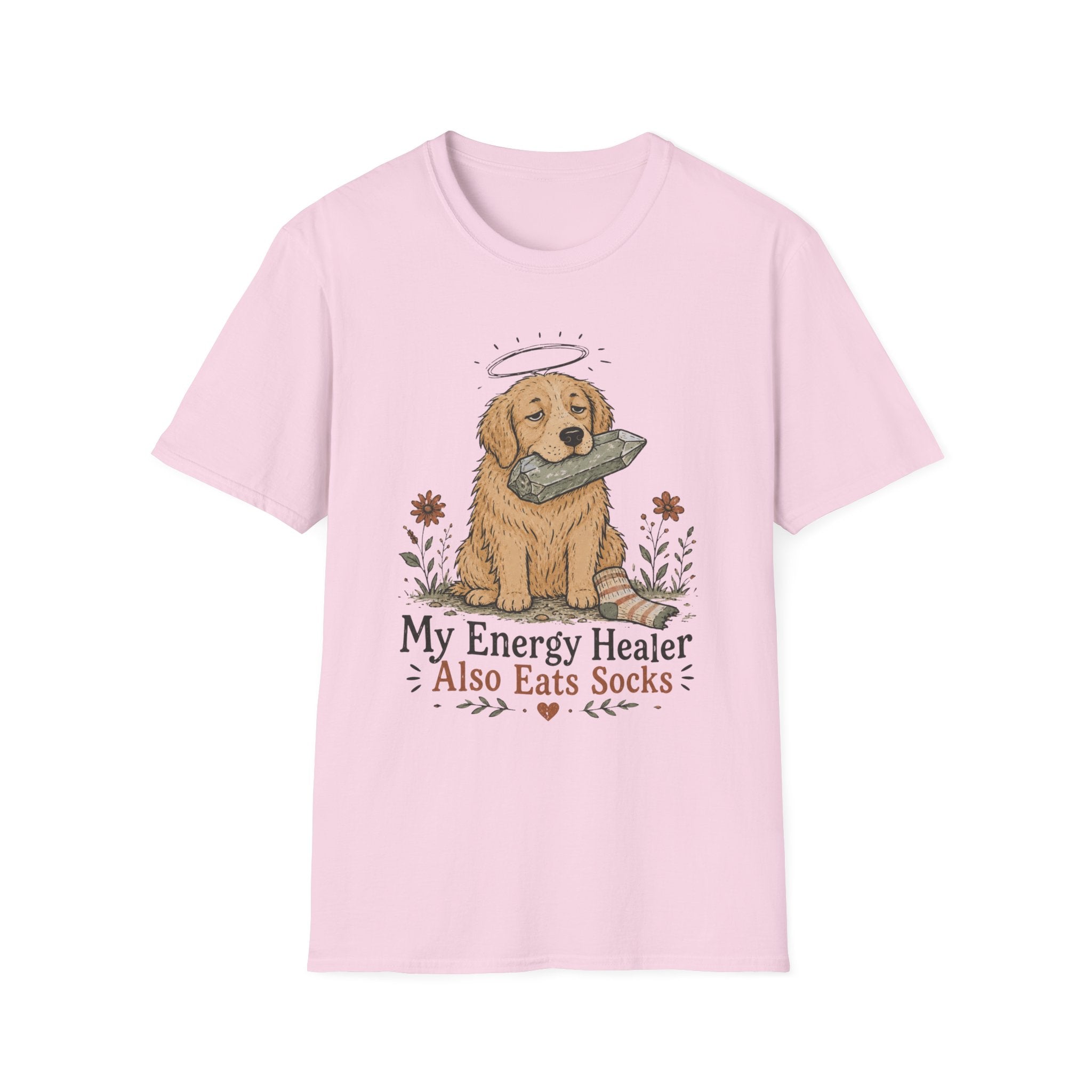 My Energy Healer Also Eats Socks T-Shirt