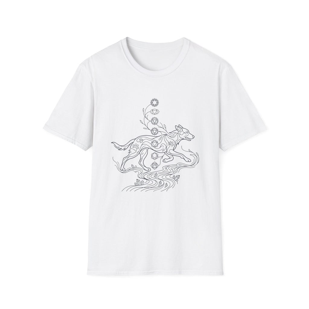 Chakra Wolf Japanese T-Shirt