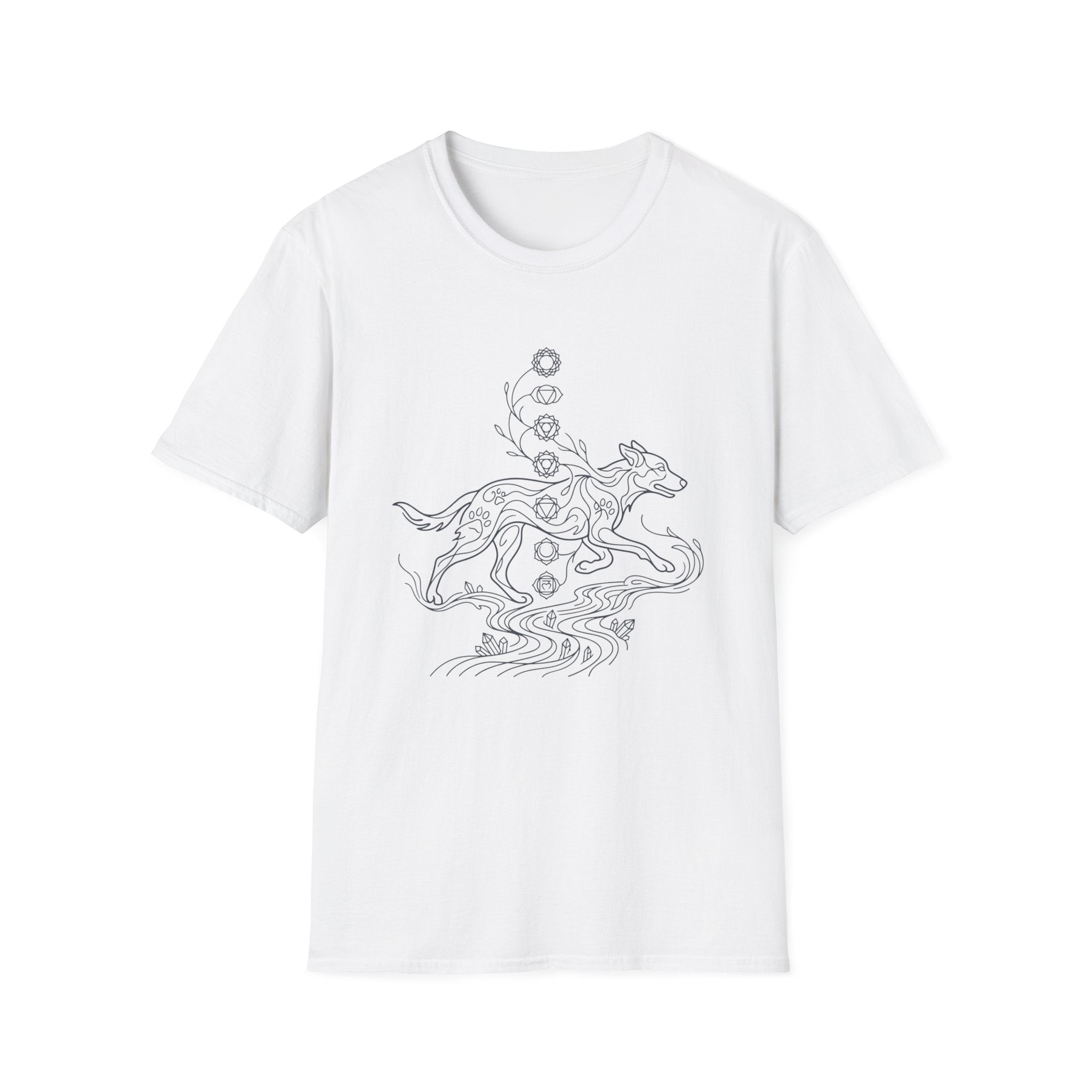 Chakra Wolf Japanese T-Shirt